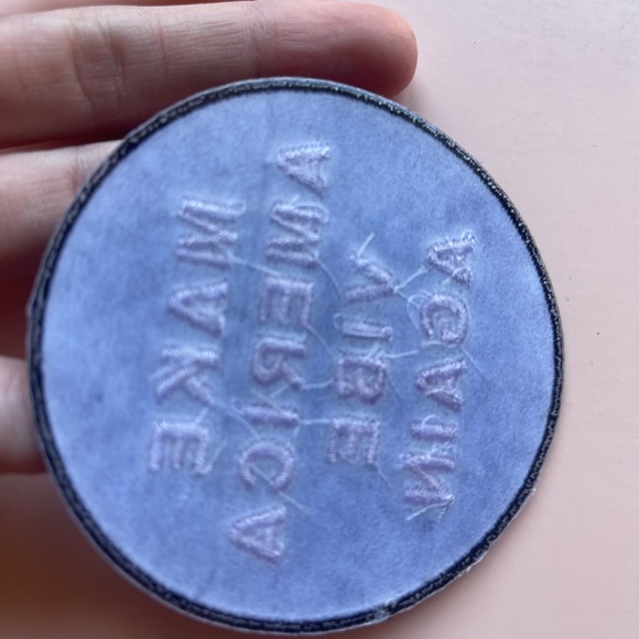 New Black And White Make America Vibe Again  3" Embroidery Iron-on Custom Patch - Picture 6 of 10